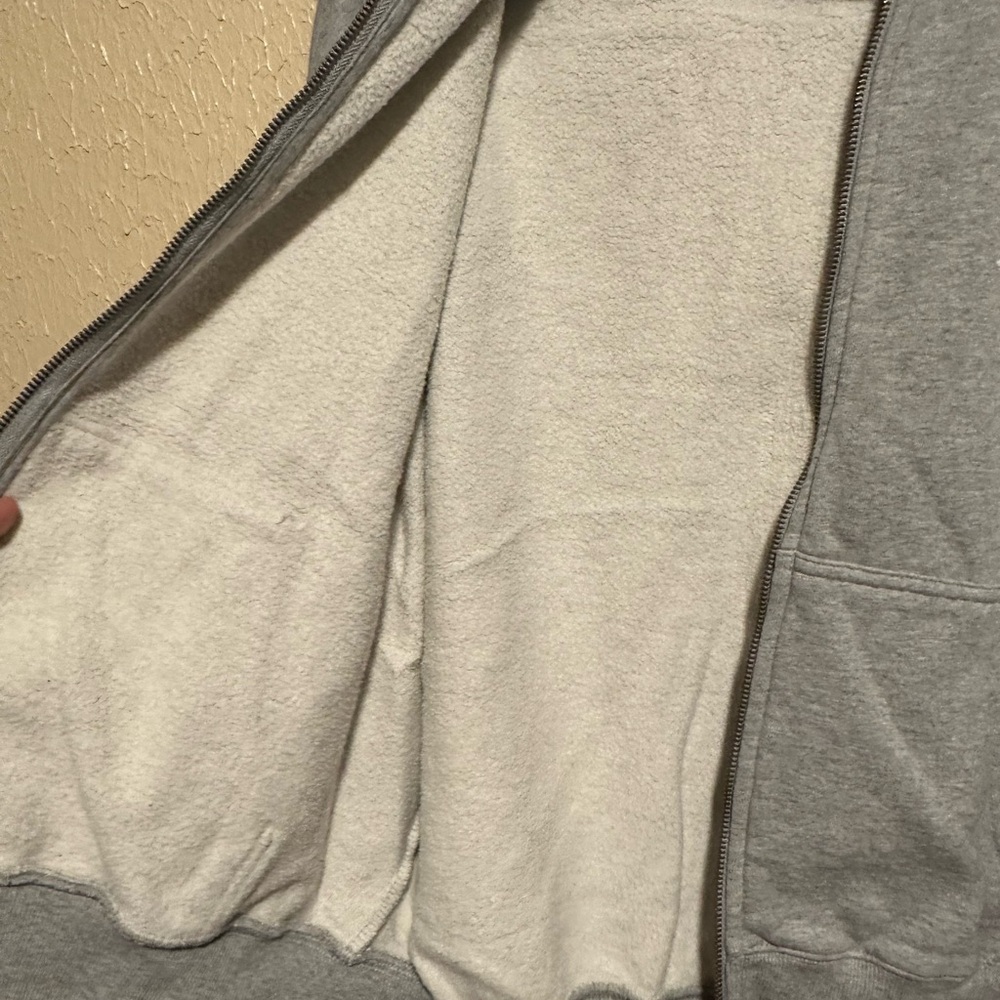 YoungLA Zip Up Hoodie Jacket Size Medium Full Zip Unisex 100% Cotton - Picture 5 of 7